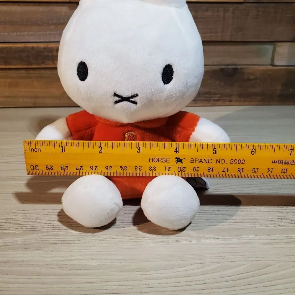 Miffy Plush Red Orange Dress White Rabbit Bunny Doll 2024 New Tags Dick Bruna